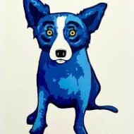 George Rodriguez's blue dogs